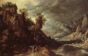 KEUNINCK, Kerstiaen Landscape wiht Tobias and the Angle oil painting artist